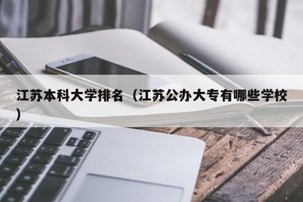江苏本科大学排名（江苏公办大专有哪些学校）