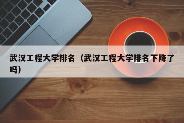 武汉工程大学排名（武汉工程大学排名下降了吗）
